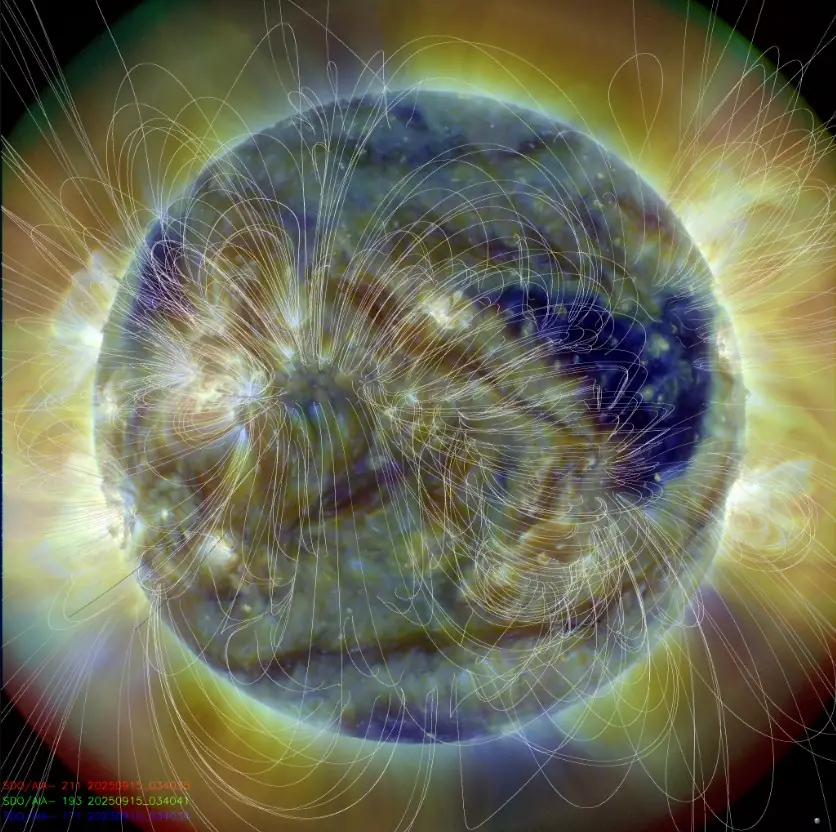 coronal hole september 15 2025