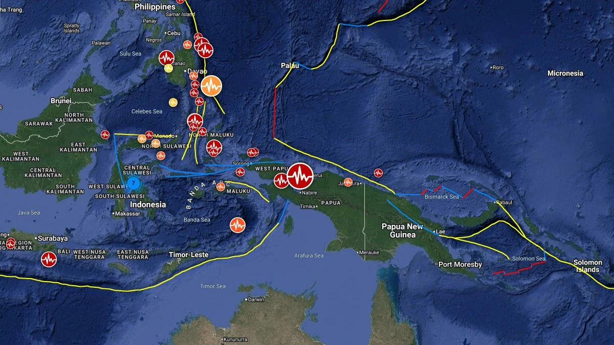 epicenter m6.1 earthquake papua new guinea september 18 2025