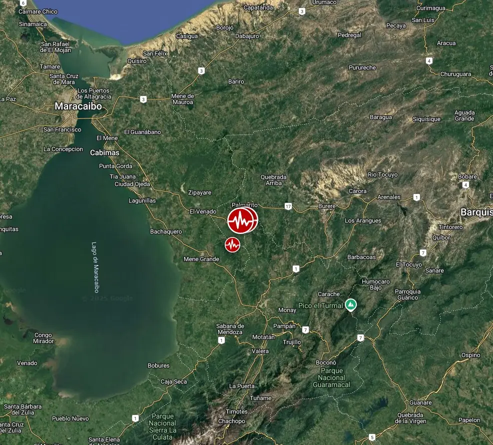 epicenter m6.3 earthquake northern venezuela september 25 2025 c