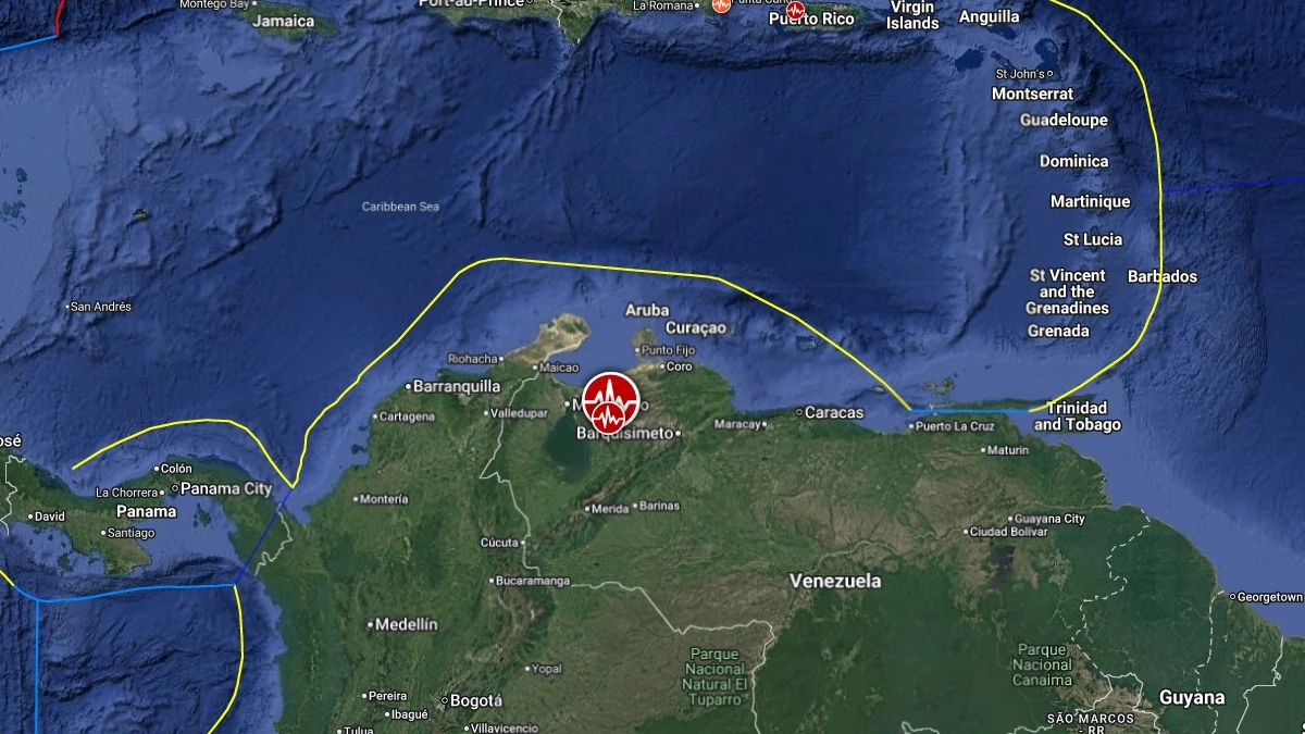 epicenter m6.3 earthquake northern venezuela september 25 2025