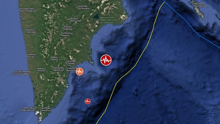 epicenter m7.8 earthquake kamchatka russia september 18 2025