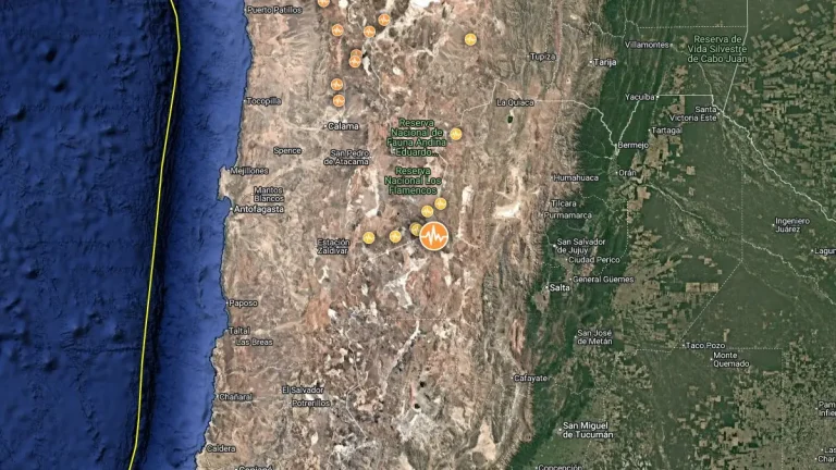 epicenter of m5.9 earthquake chile-argentina border region september 4 2025