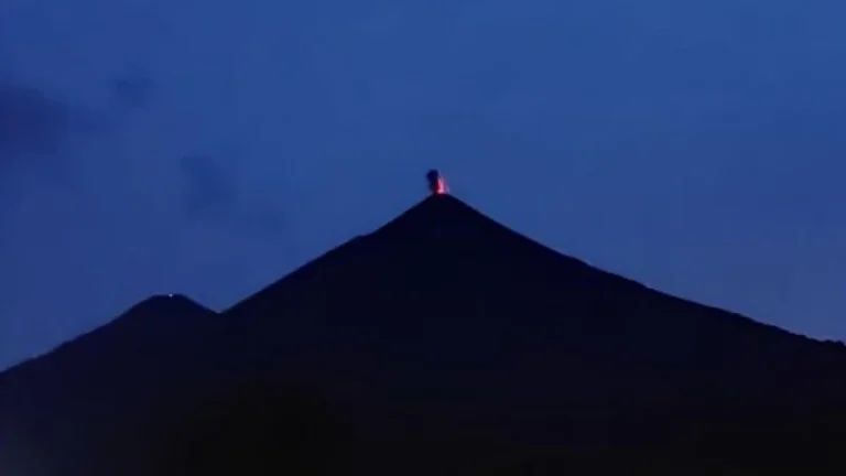 fuego volcano on september 11 2025