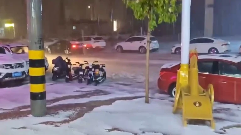 hailstorm gansu china september 16 2025