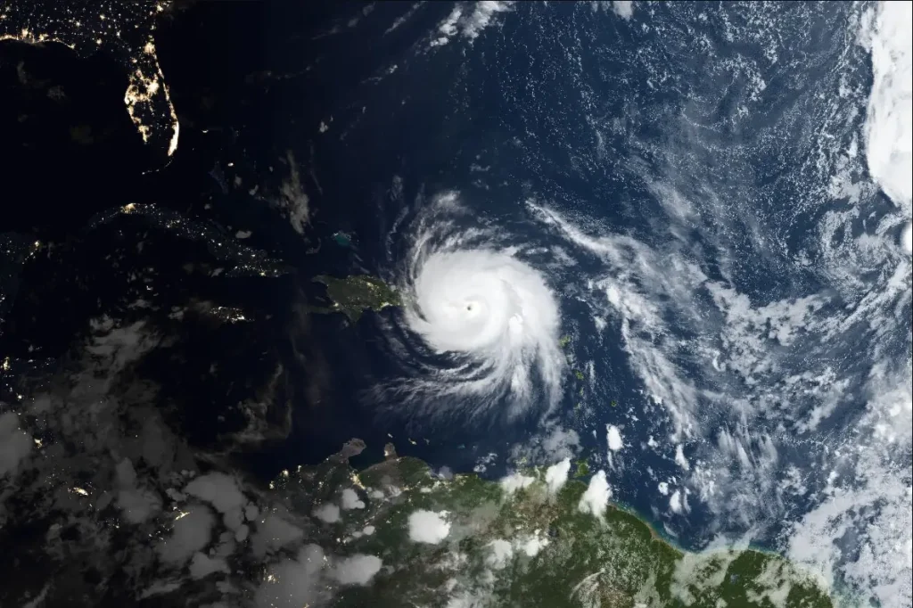 hurricane maria satellite image puerto rico september 2017