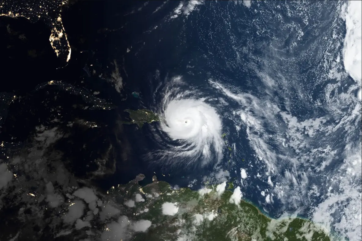 hurricane maria satellite image puerto rico september 2017