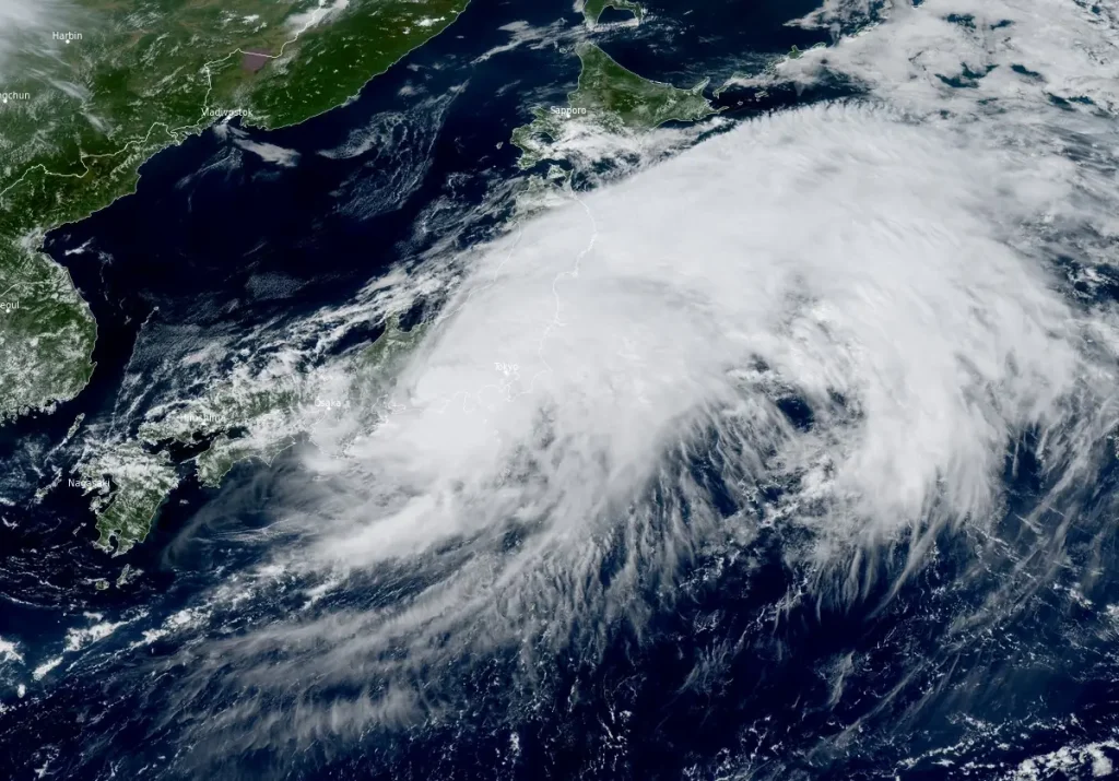 satellite image of tropical storm peipah at 0330 utc on september 5 2025 jma himawari-9