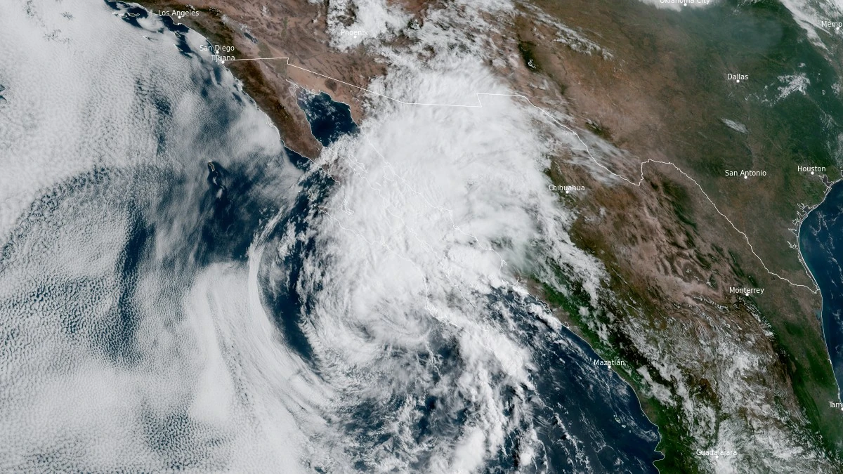 tropical storm lorena satellite image at 1610 utc on september 4 2025 noaa goes west