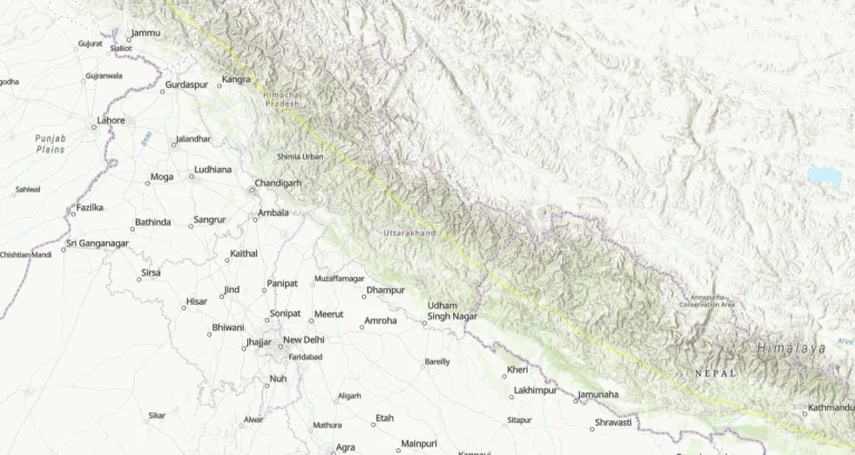 uttarakhand himalaya nepal topographic map esri tw sam