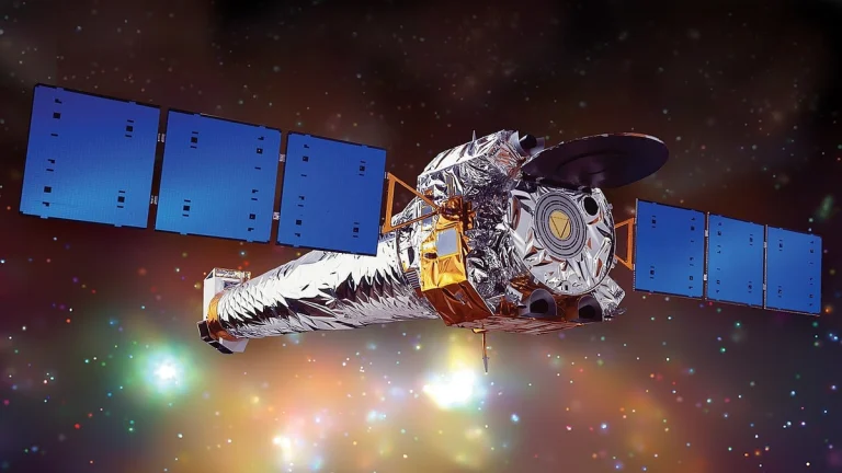 Artist illustration of the Chandra X-ray Observatory (Credit : NASA/CXC/NGST) Artist illustration of the Chandra X-ray Observatory