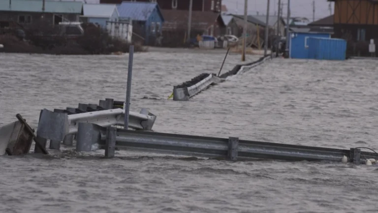Remnants of Typhoon Halong trigger severe flooding in Alaska on October 12, 2025