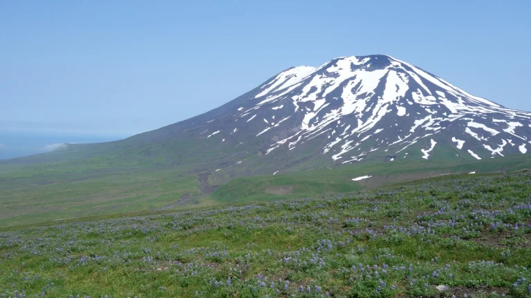 Korovin volcano. Image credit: AVO