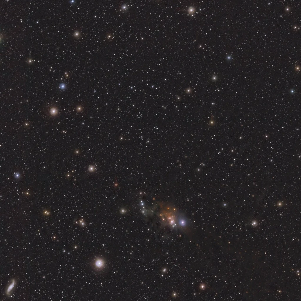 Location in the sky of the rogue planet Cha 1107-7626 (infrared)