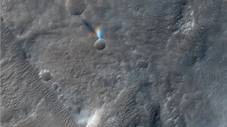 ExoMars TGO catches a dust devil on Mars