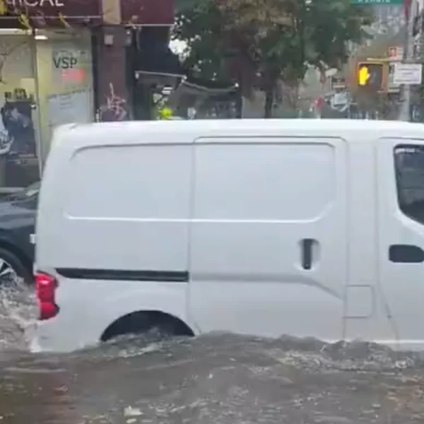Severe flooding in New York on October 30,2025
