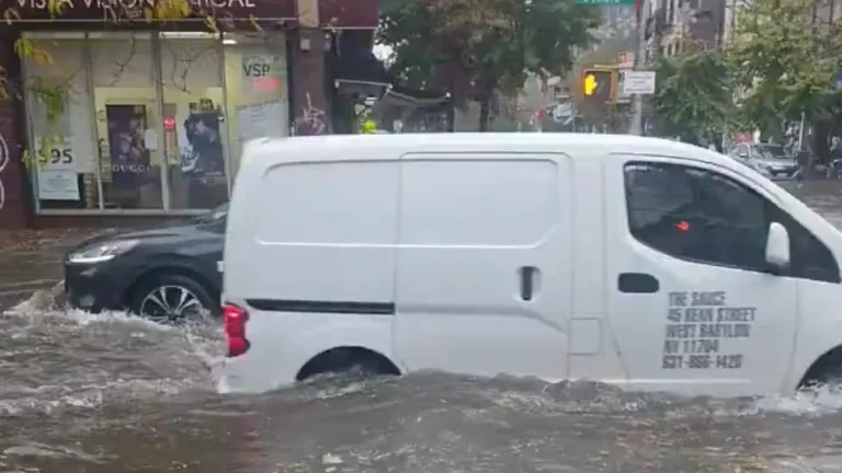 Severe flooding in New York on October 30,2025