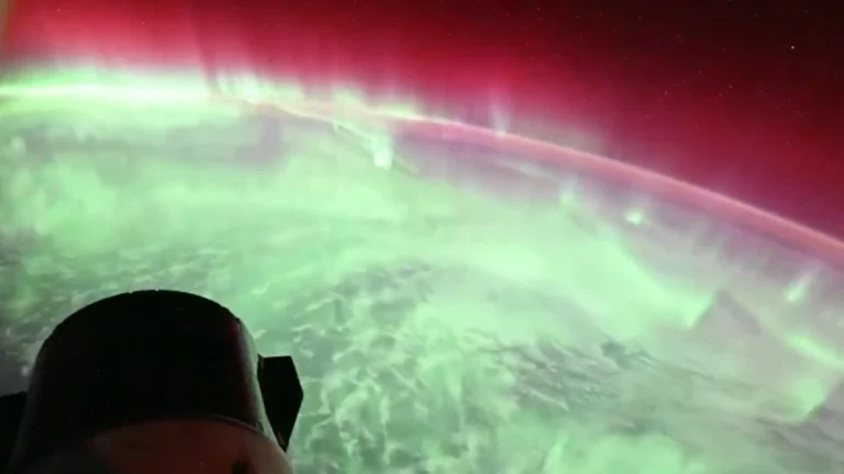 aurora from ISS on september 30 2025