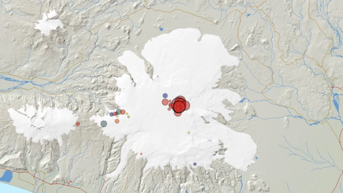 earthquake swarm mýrdalsjökull katla iceland october 20 2025