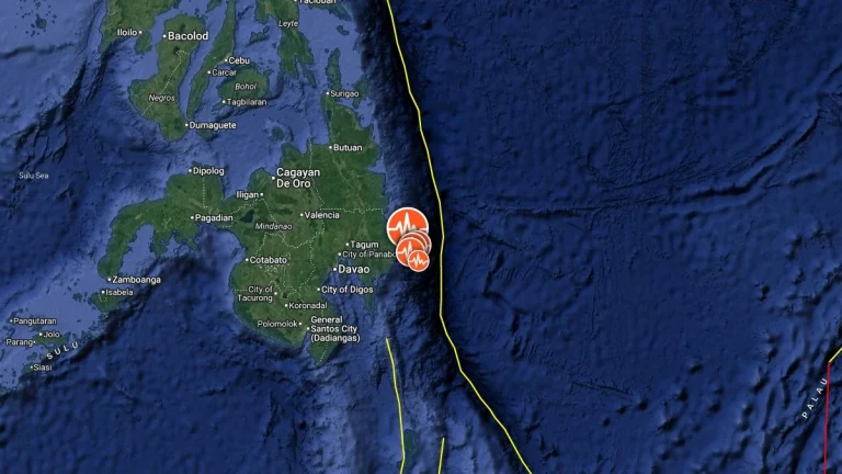 epicenter m7.4 earthquake mindanao philippines october 10 2025