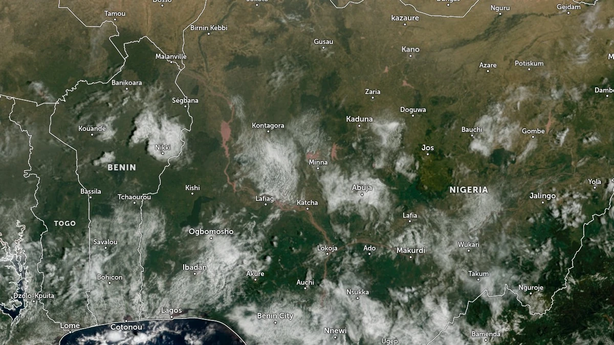 nigeria satellite image acquired 0850 utc october 17 2025