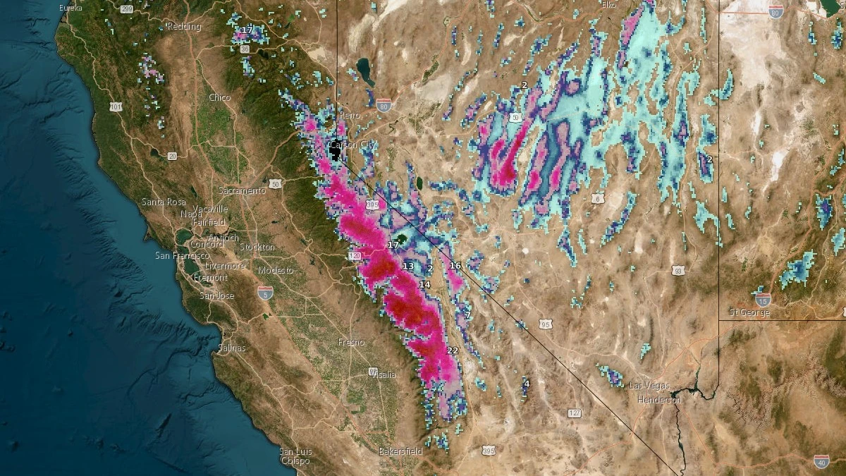 total new snow through october 16 2025