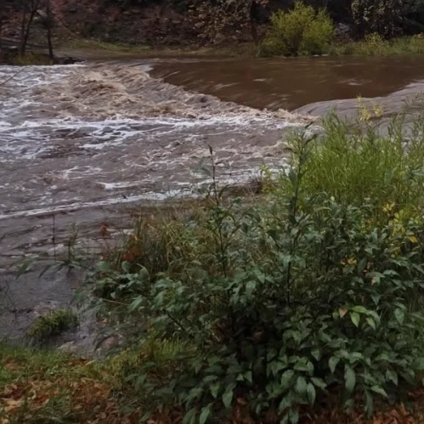 A flooded creek near Sedona, Arizona on November 19, 2025. Credit: Government of Sednona