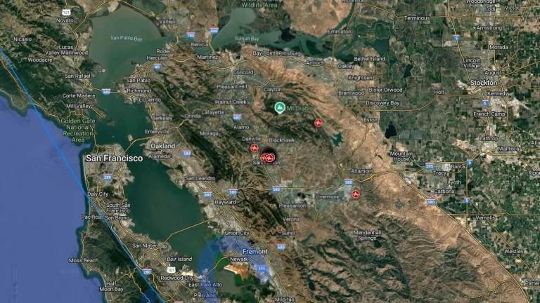 Calaveras fault san francisco earthquake swarm november 9 and 10 2025 f