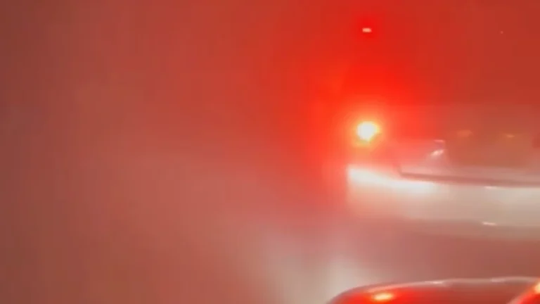 Dense fog near St. James Parish, Louisiana on November 14, 2025. Credit: Kayla George