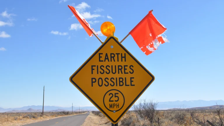 Earth fissures possible