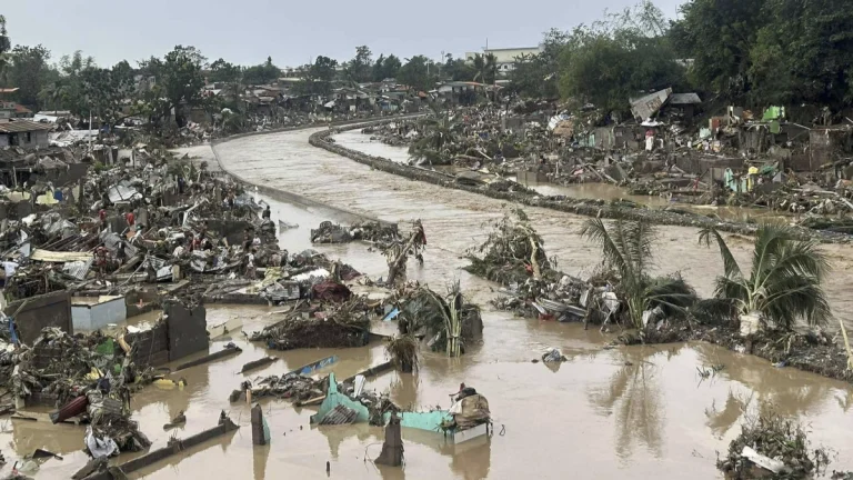 Typhoon Kalmaegi makes deadly landfall near Silago, Philippines
