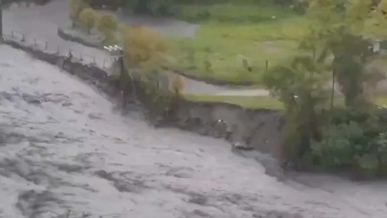 Flooding in Hualien County due to rainfall triggered by Tropical storm Fung Wong on November 12, 2025. Credit: CNA Focus Taiwan