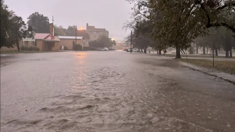 Flooding in Menard County, Texas on November 20, 2025