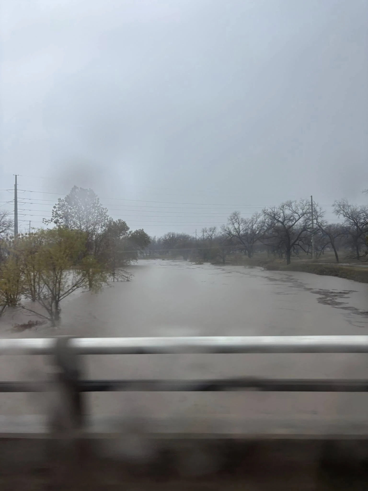 Flooding in Menard County after heavy rainfall through November 20, 2025. Credit: Brandon Corbin