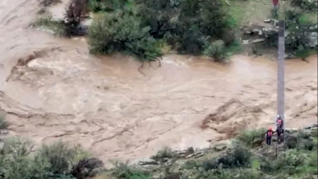 Flooding in Yavapai County, Arizona on November 18, 2025. Credit: YCSO