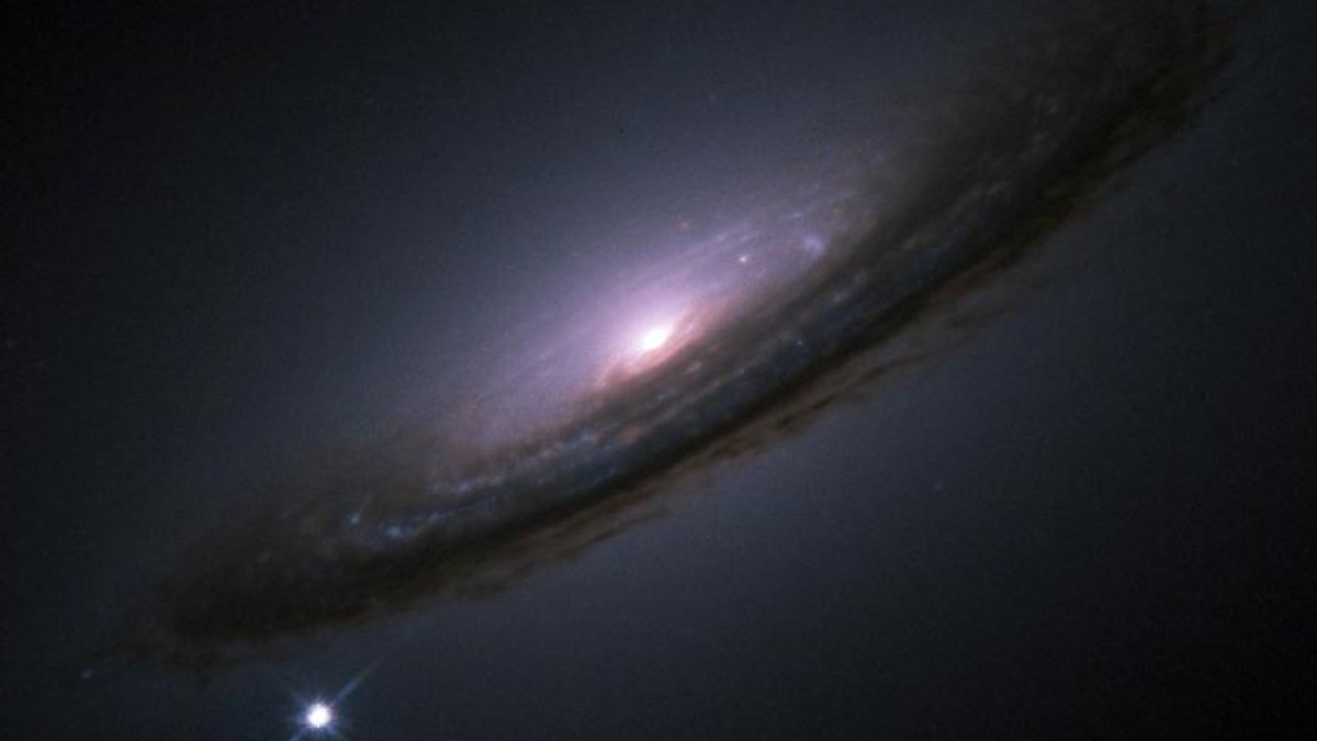 Researchers used type Ia supernovae, similar to SN1994d pictured in its host galaxy NGC4526, to help establish that the universe’s expansion may actually have started to slow