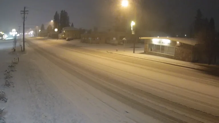 Snowfall near Ironwood, Michigan on November 26, 2026. Credit: Great Lakes Weather and Climate