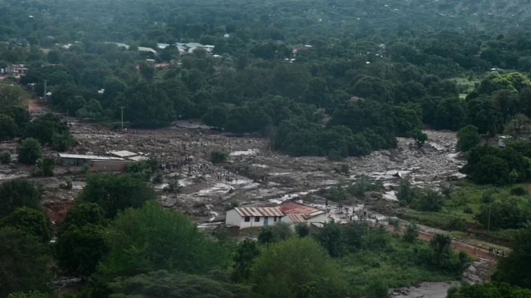 aerial view landslide chesongoch kenya november 1 2025