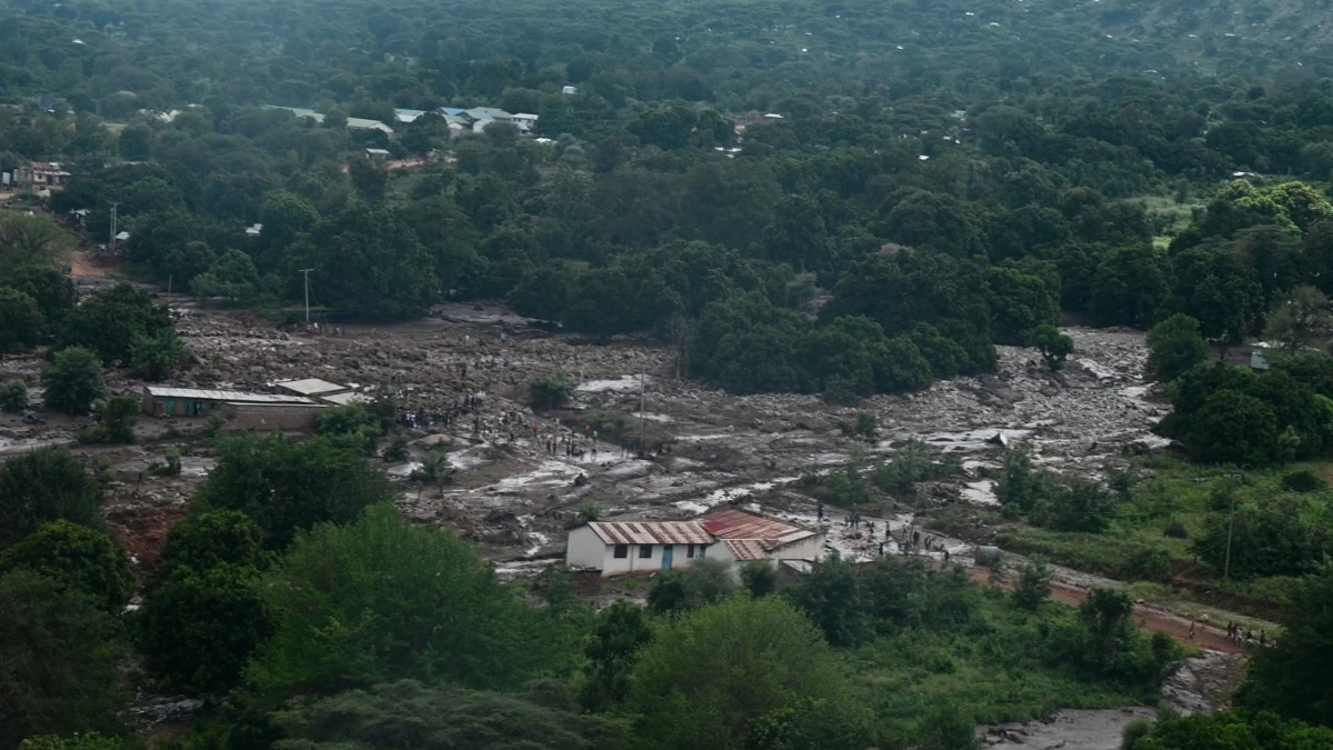 aerial view landslide chesongoch kenya november 1 2025