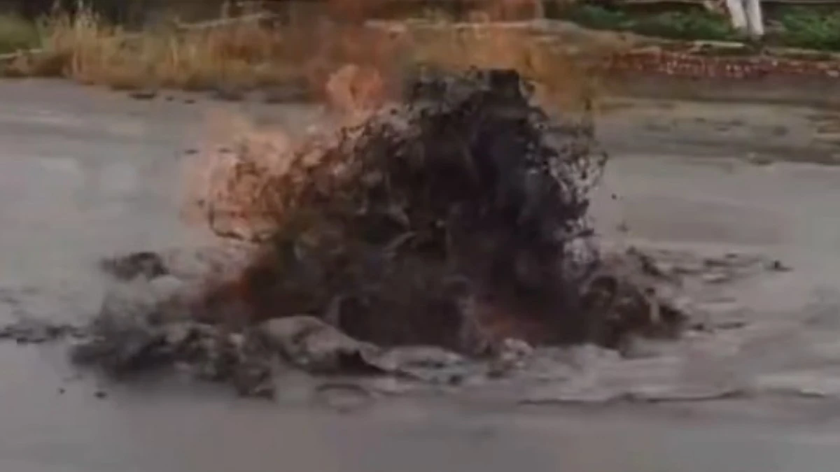 mud volcano eruption taiwan november 12 2025