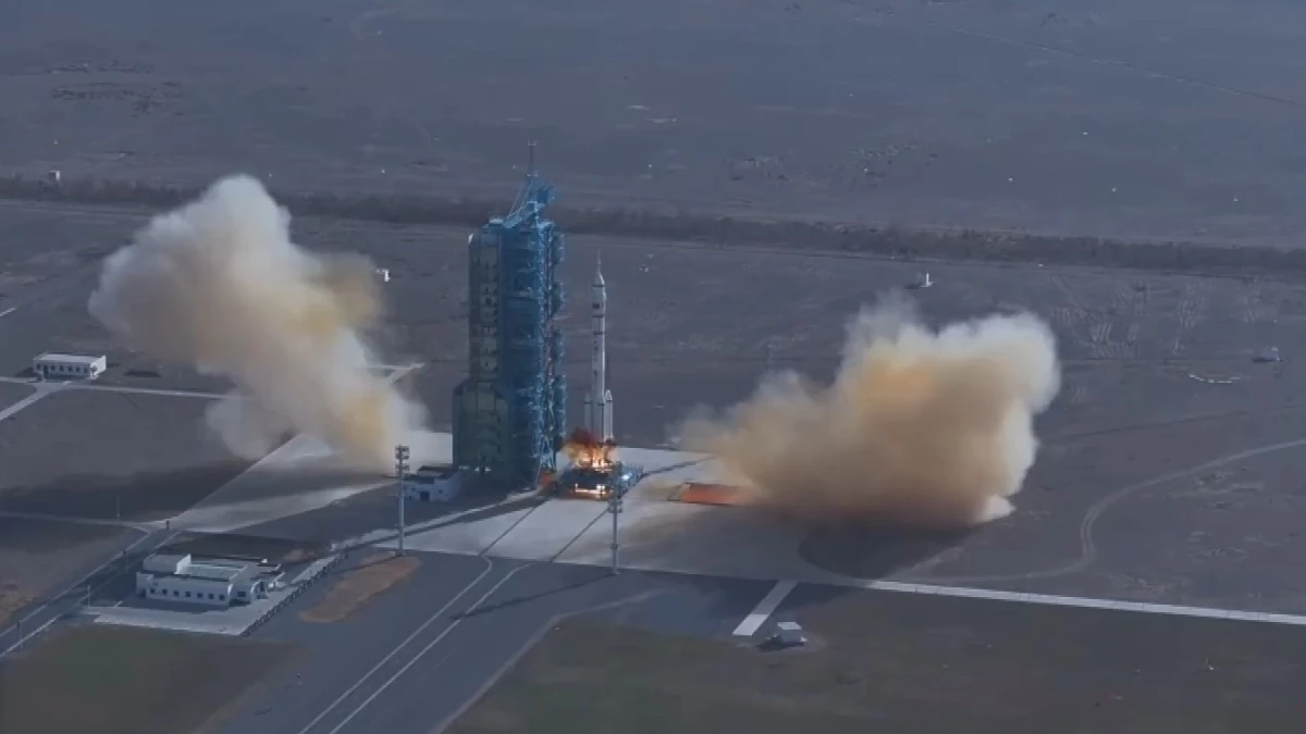 shenzhou-22 launch china november 25 2025 cgtn