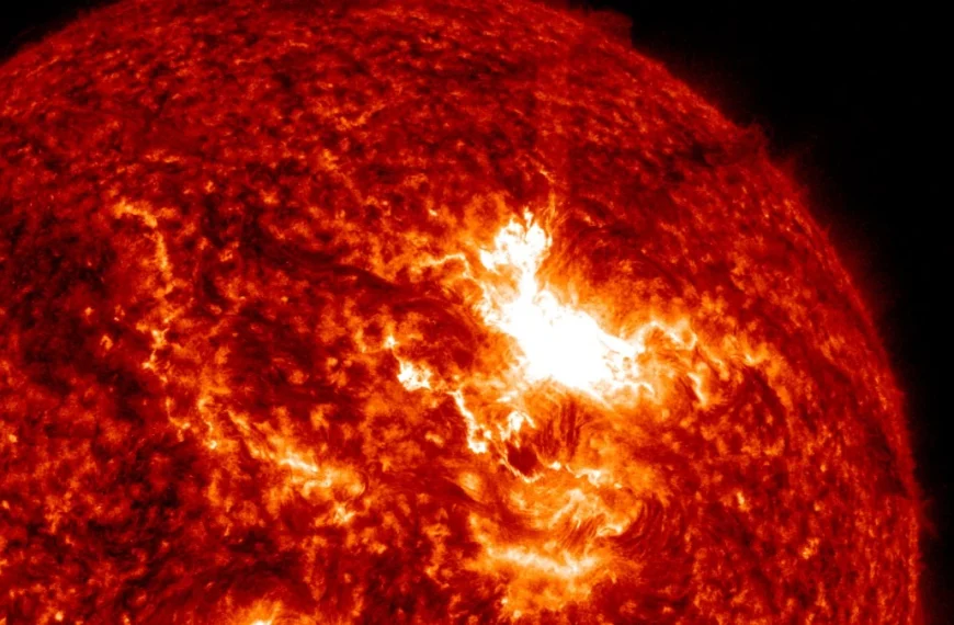 X5.1 solar flare produces strongest GLE in 20 years, sharply increasing radiation at flight altitudes