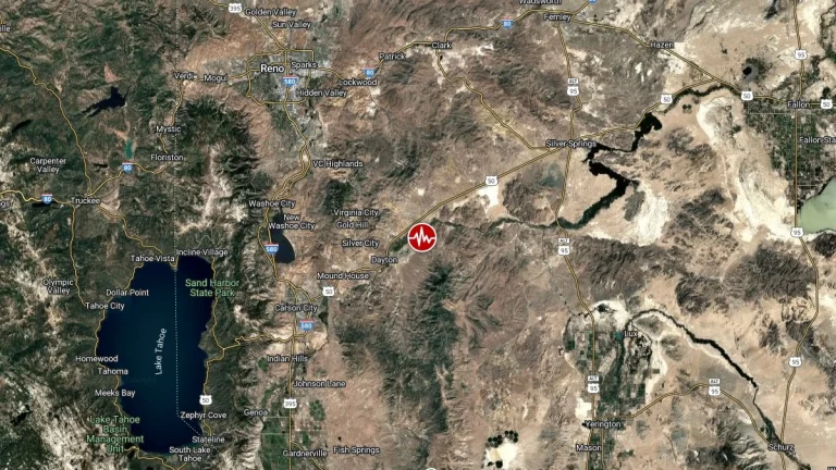 False M5.9 earthquake alert near Dayton, Nevada caused by automated detection error