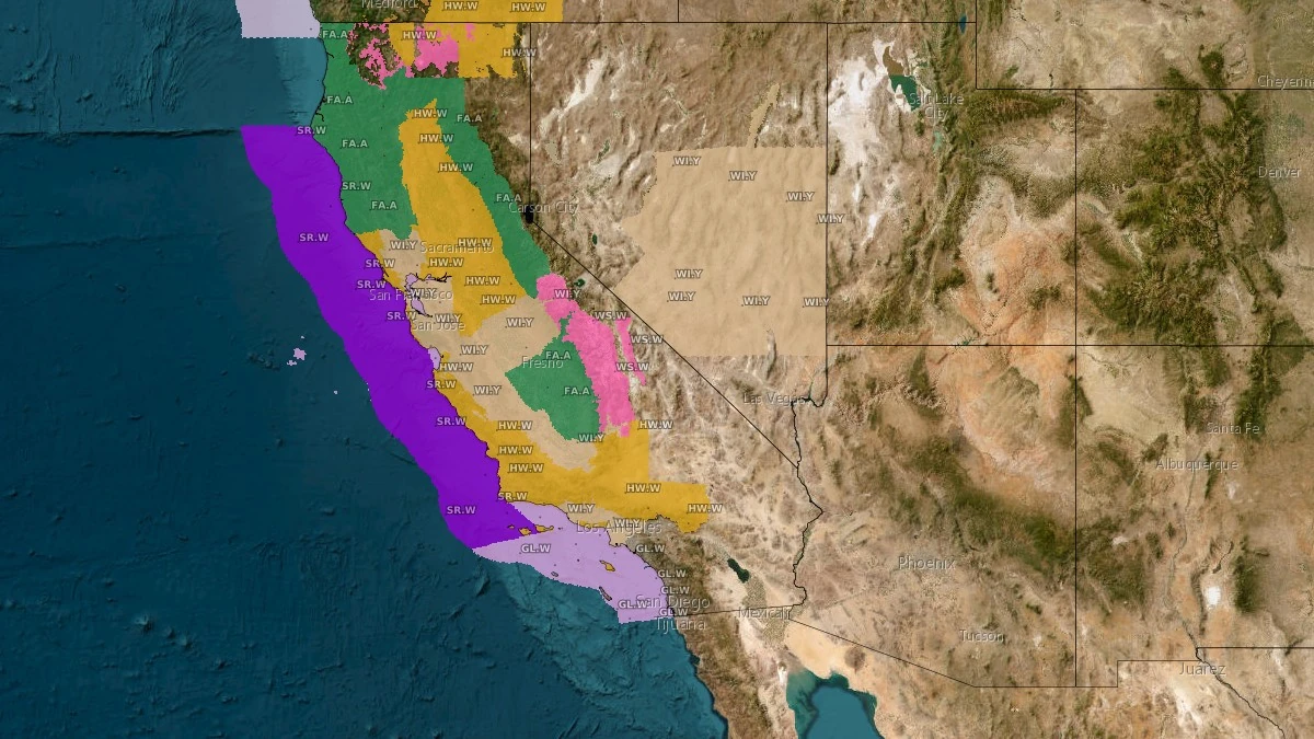 california hazards december 24 2025
