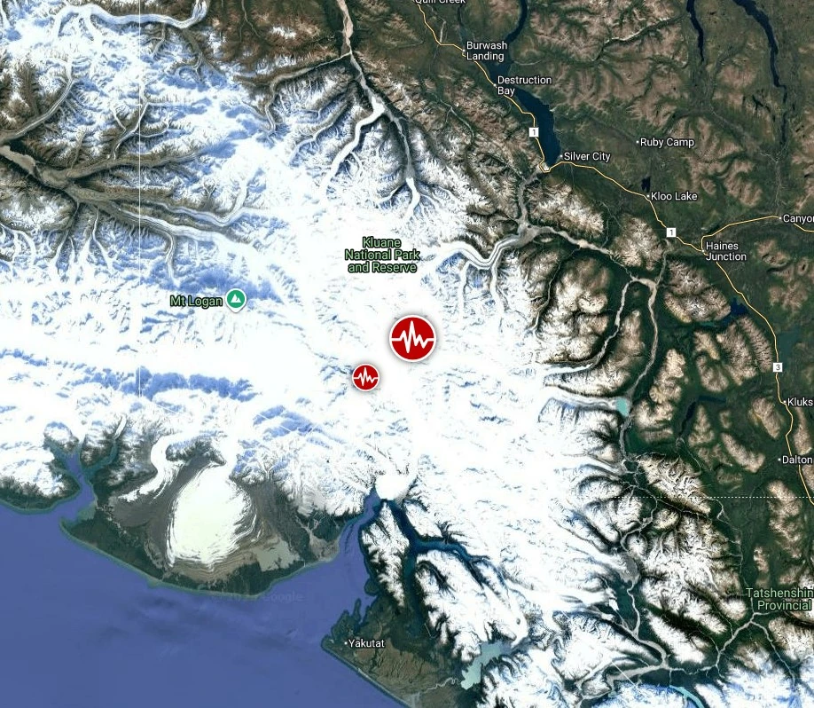 epicenter m7.0 earthquake yakutat alaska earthquake december 6 2025 bg
