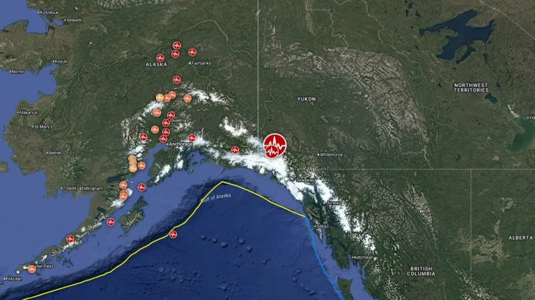 epicenter m7.0 earthquake yakutat alaska earthquake december 6 2025 f