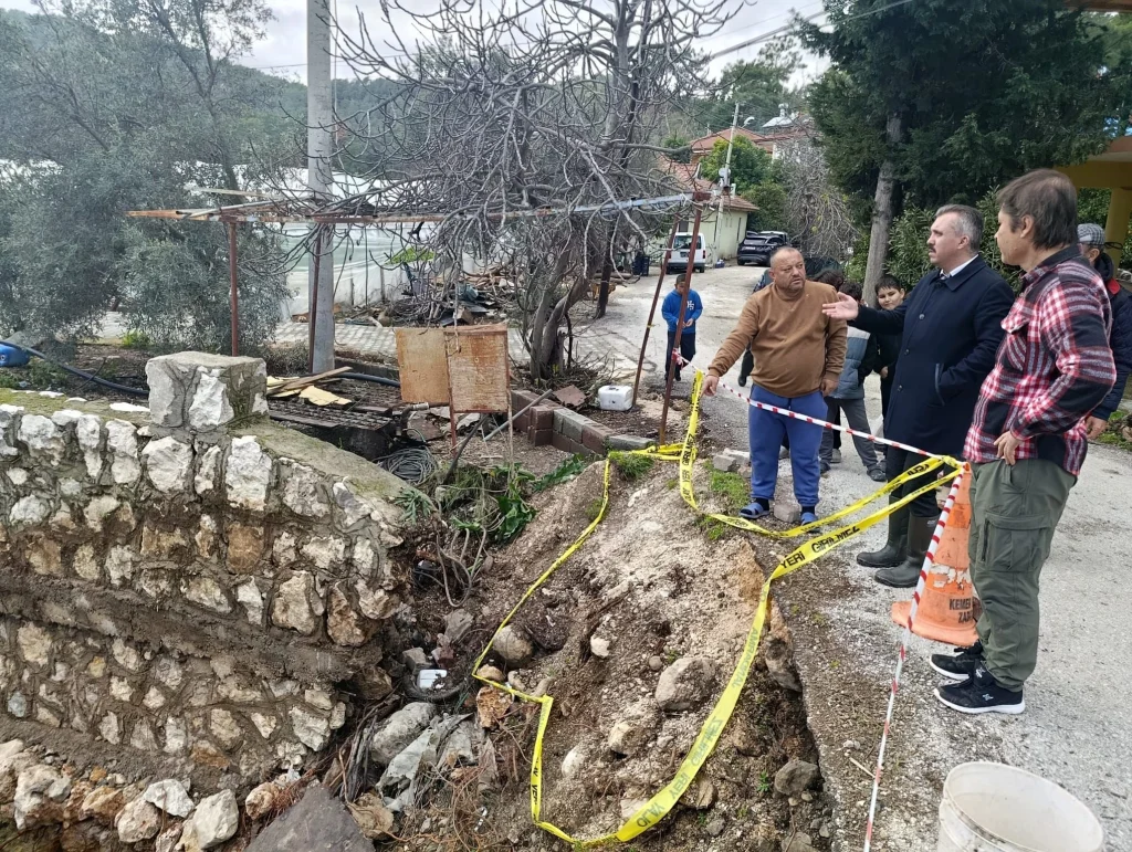 Flood damage in Kemer on January 28, 2026,