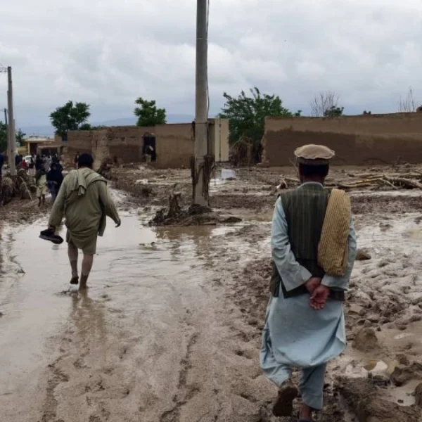 Flood damage in in Afghanistan between January 1-2, 2026. Credit: Qatar News Agency