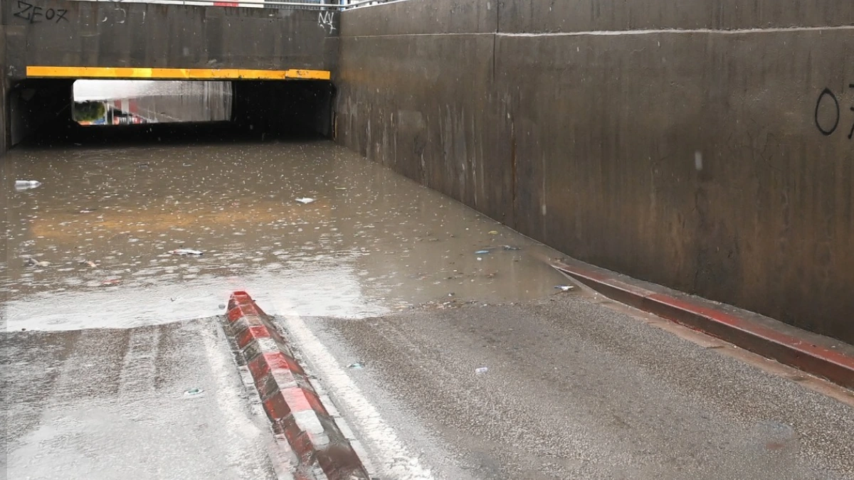 Flooding in Tunisia after the heaviest rainfall in 5 years on January 19, 2026