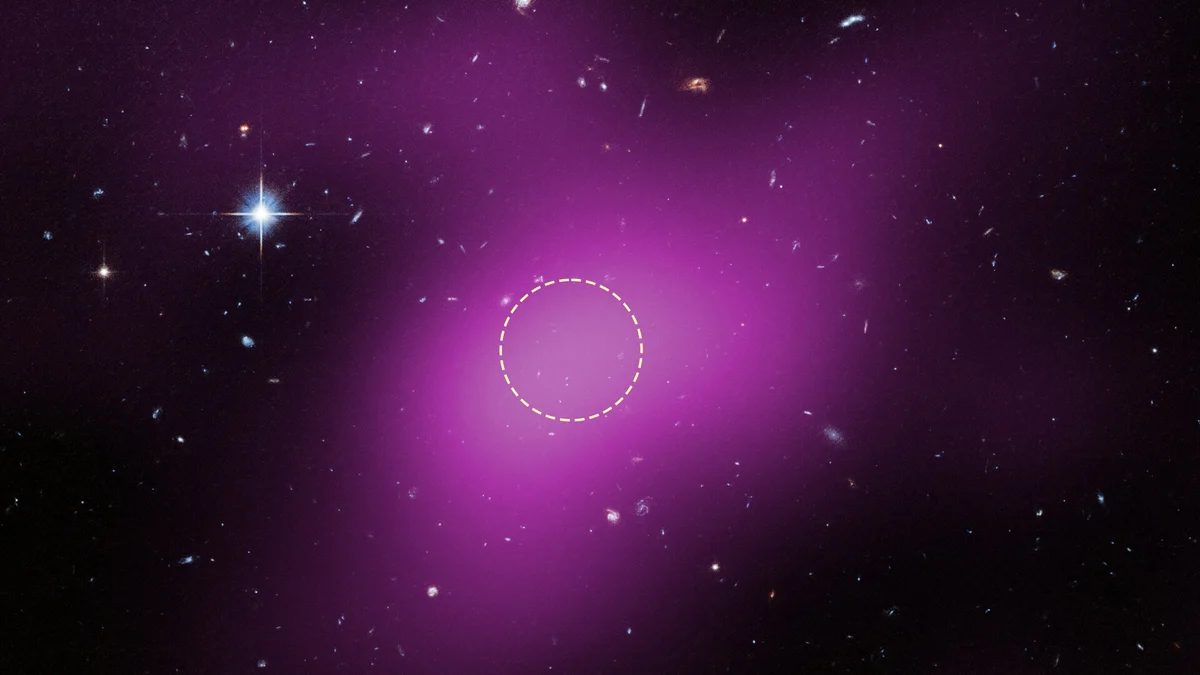 This image shows the location of Cloud-9, which is 2000 light-years from Earth