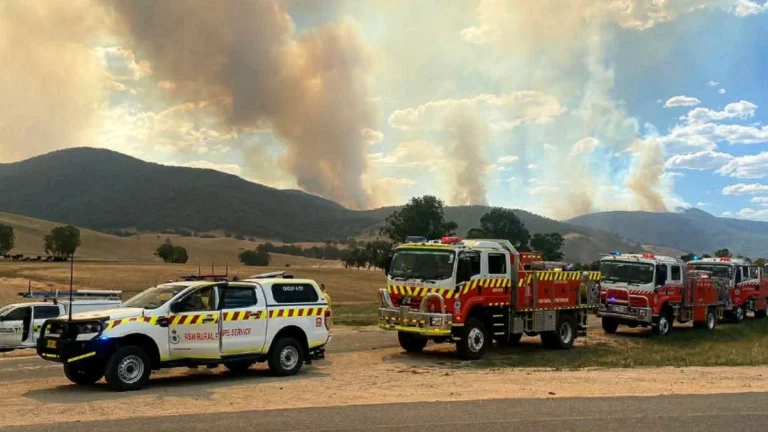 Wildfires in Victoria on January 10, 2026